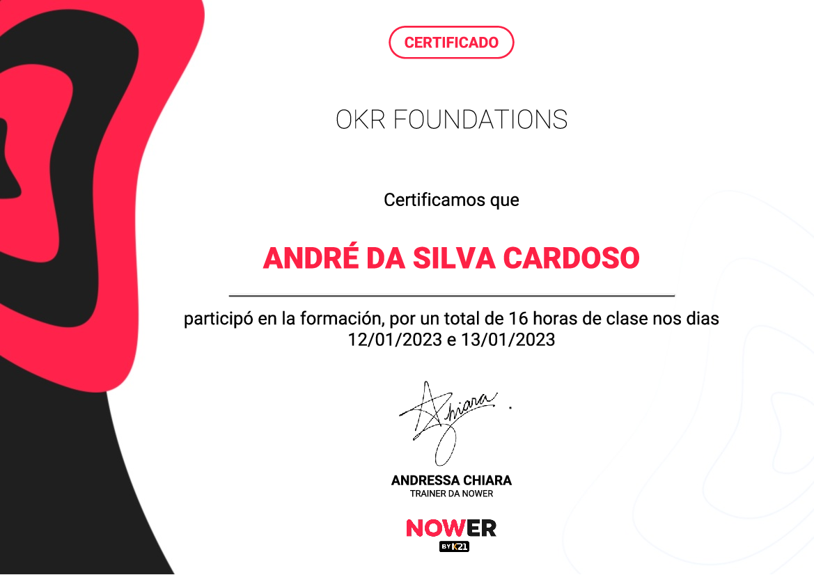 Certificado K21